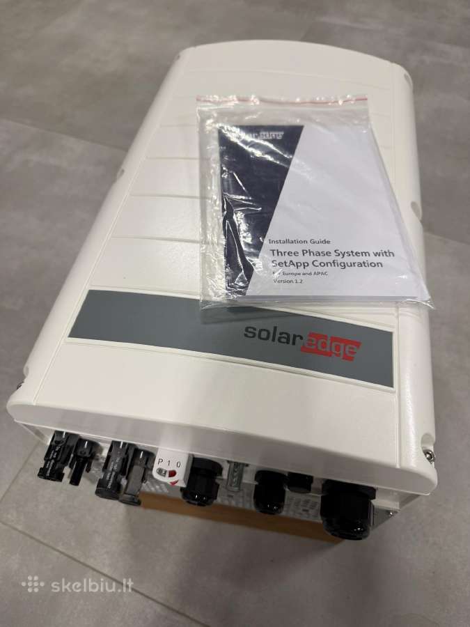 Solaredge Se16k inverteris ir optimizatoriai - nuotraukos Nr. 4