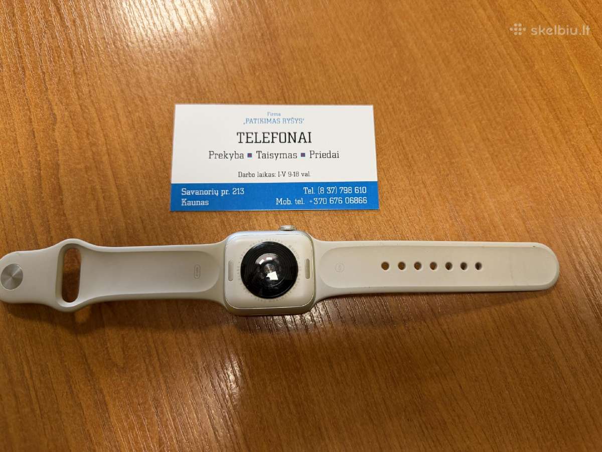 Apple Watch Se2 Silver 40mm Su Garantija - nuotraukos Nr. 2