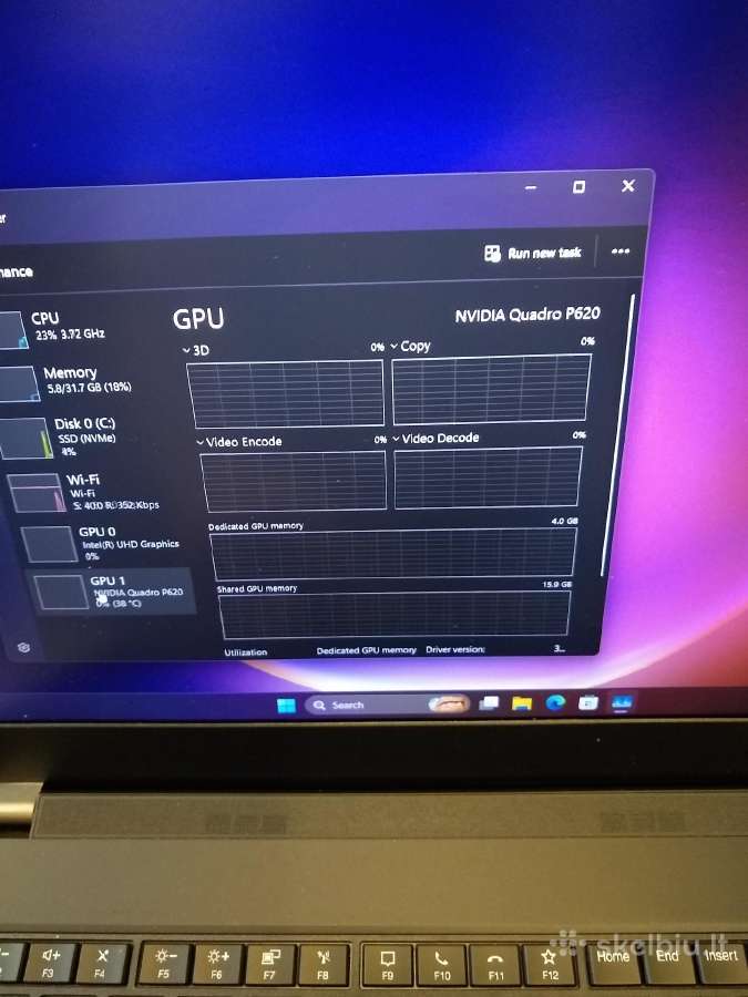 P15v i7-10850/64/nvidia P620 - nuotraukos Nr. 3