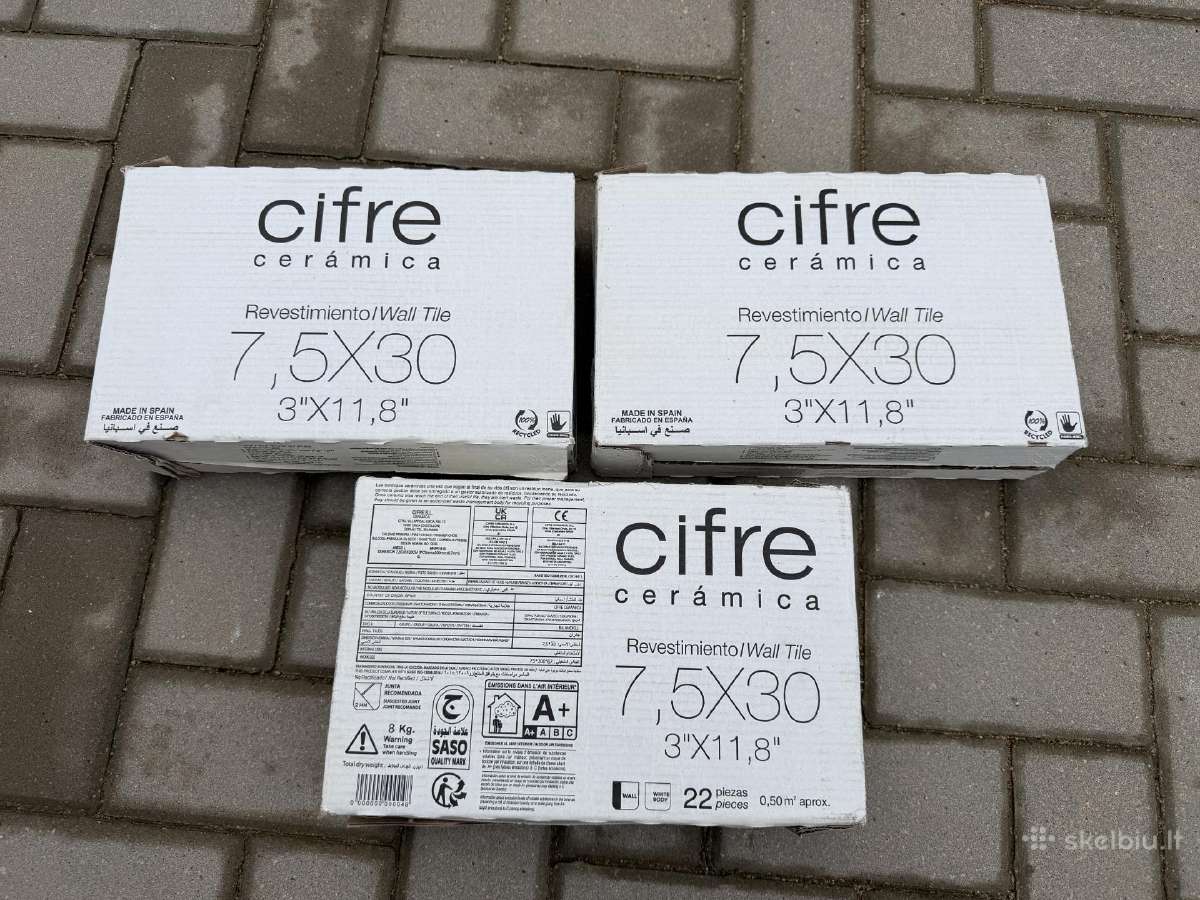 Cifre Ceramica sienų plytelės 7,5 x 30 cm - nuotraukos Nr. 6