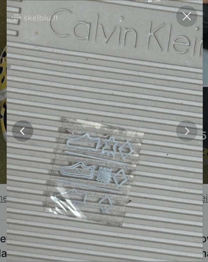 Nauji Calvin Klein natūralios odos sportbačiai 37 - nuotraukos Nr. 9