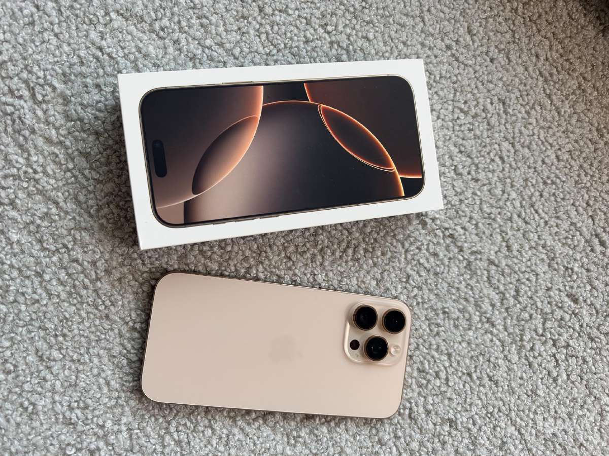 iPhone 16 Pro Max, 256gb, auksinis, su priedais - nuotraukos Nr. 2