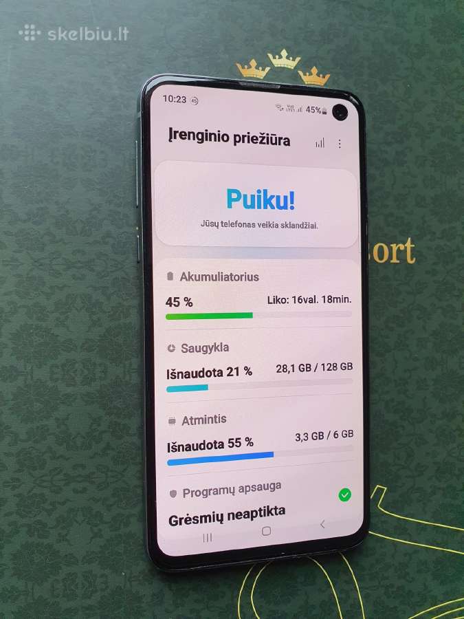 Samsung s10e 128/6, geros būklės - nuotraukos Nr. 3