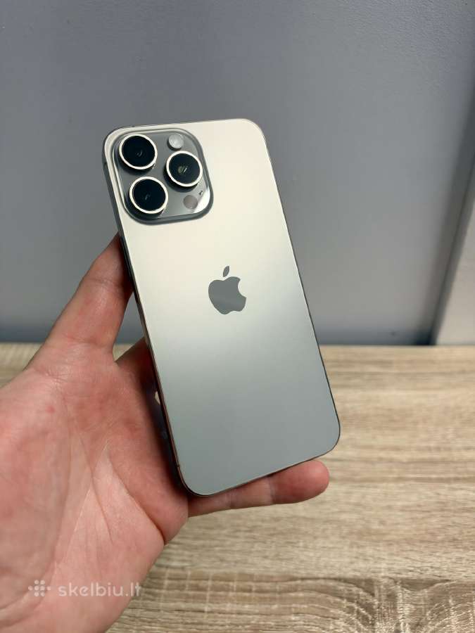 IT naujas! Apple iPhone 15 Pro Max, Natural Titan - nuotraukos Nr. 2