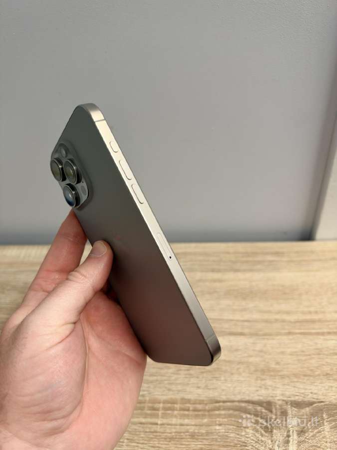 IT naujas! Apple iPhone 15 Pro Max, Natural Titan - nuotraukos Nr. 4