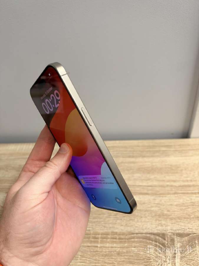 IT naujas! Apple iPhone 15 Pro Max, Natural Titan - nuotraukos Nr. 6