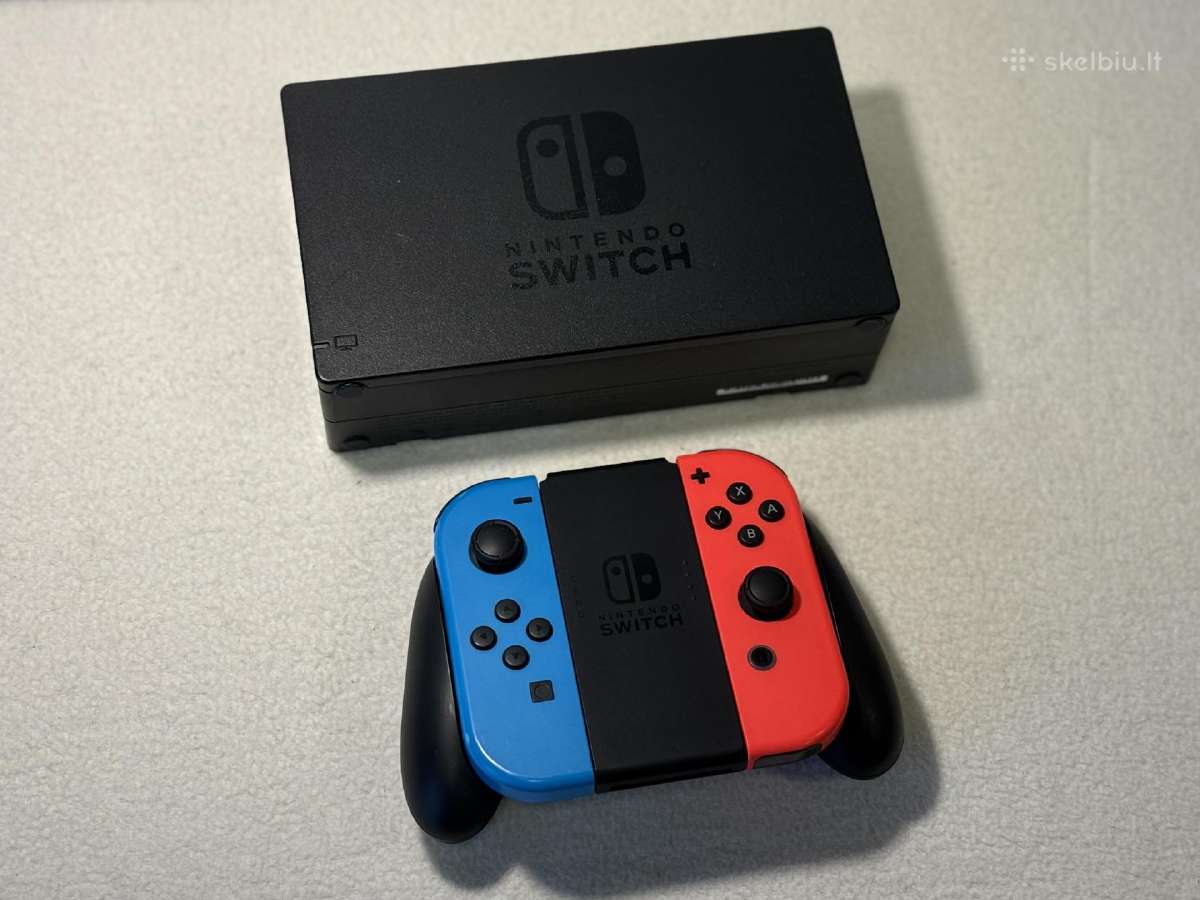 Nintendo Switch V2 32gb Nsw Blue & Red - nuotraukos Nr. 4