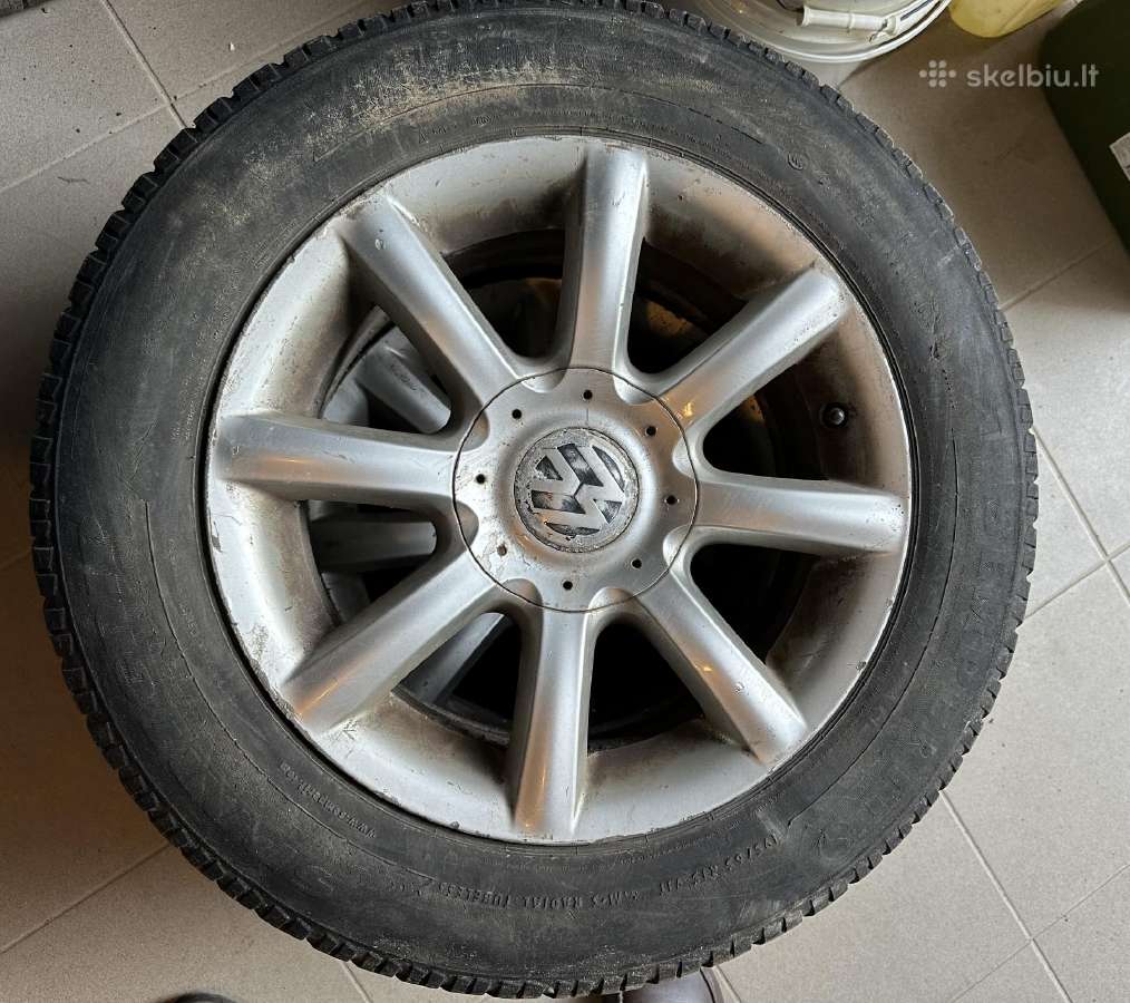 4 VW R15 ratai su žieminėmis padangomis - nuotraukos Nr. 2