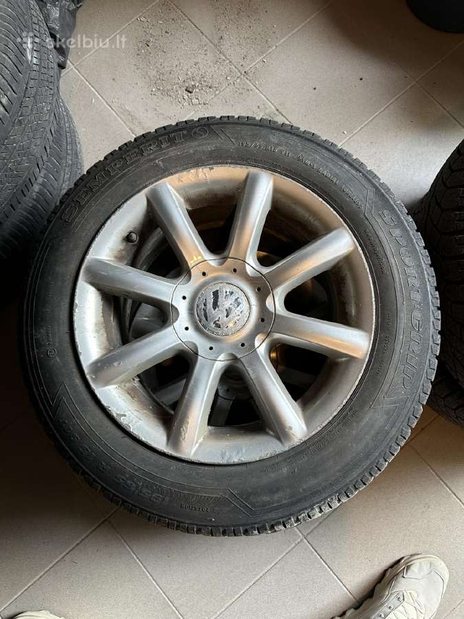 4 VW R15 ratai su žieminėmis padangomis - nuotraukos Nr. 4