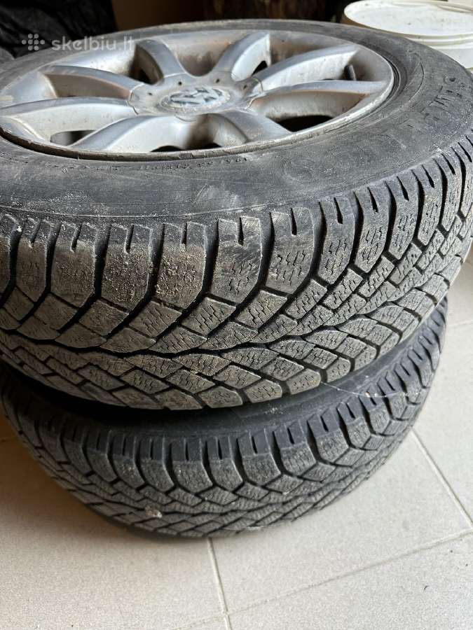 4 VW R15 ratai su žieminėmis padangomis - nuotraukos Nr. 5