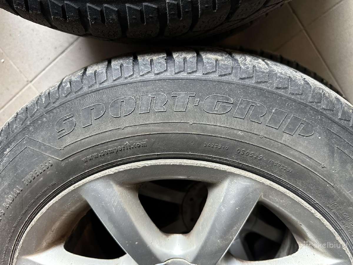 4 VW R15 ratai su žieminėmis padangomis - nuotraukos Nr. 6