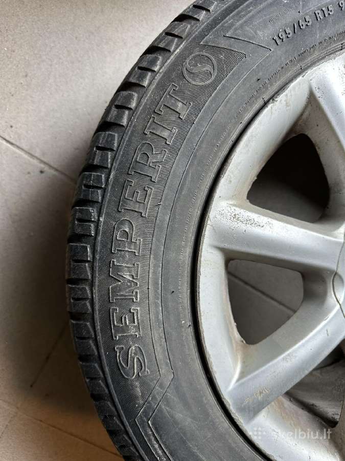 4 VW R15 ratai su žieminėmis padangomis - nuotraukos Nr. 7