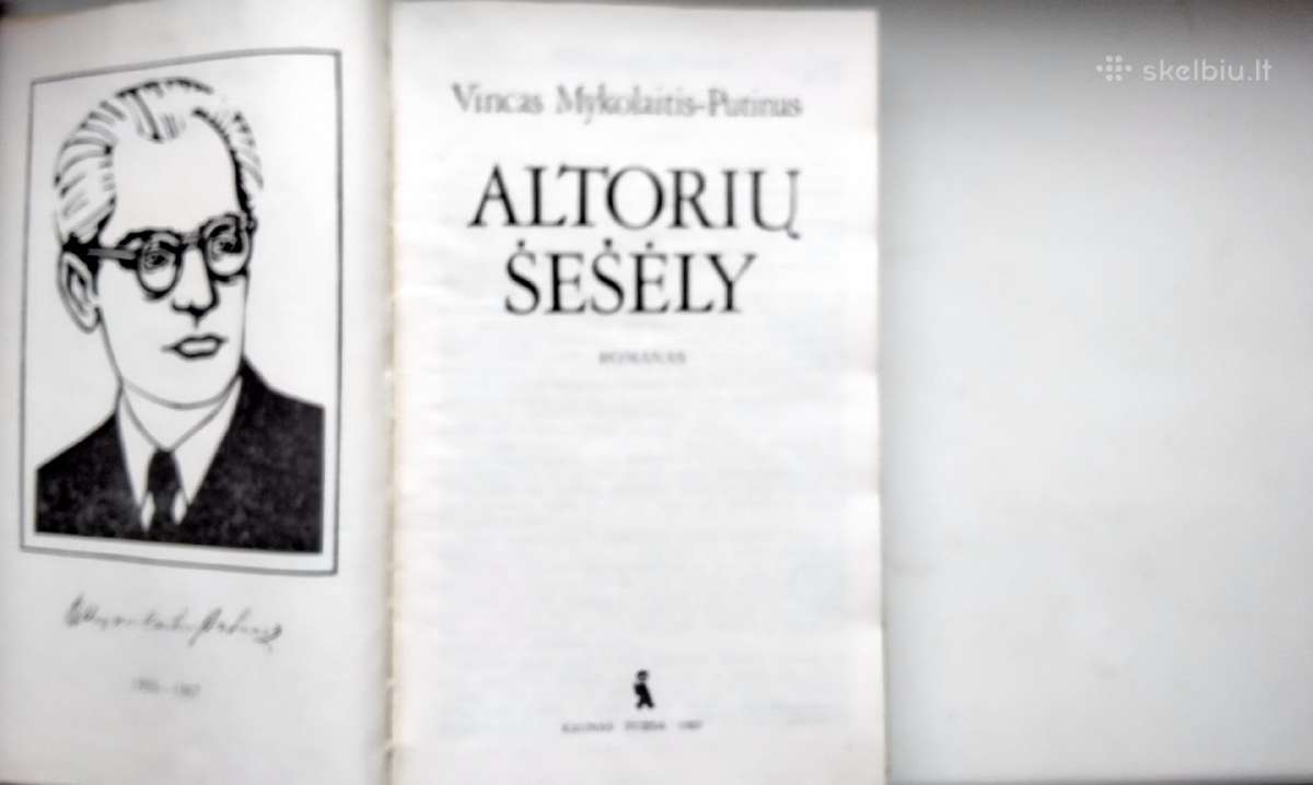 V. Mykolaitis - Putinas. Altorių šešėly. 1983 m. l - nuotraukos Nr. 2