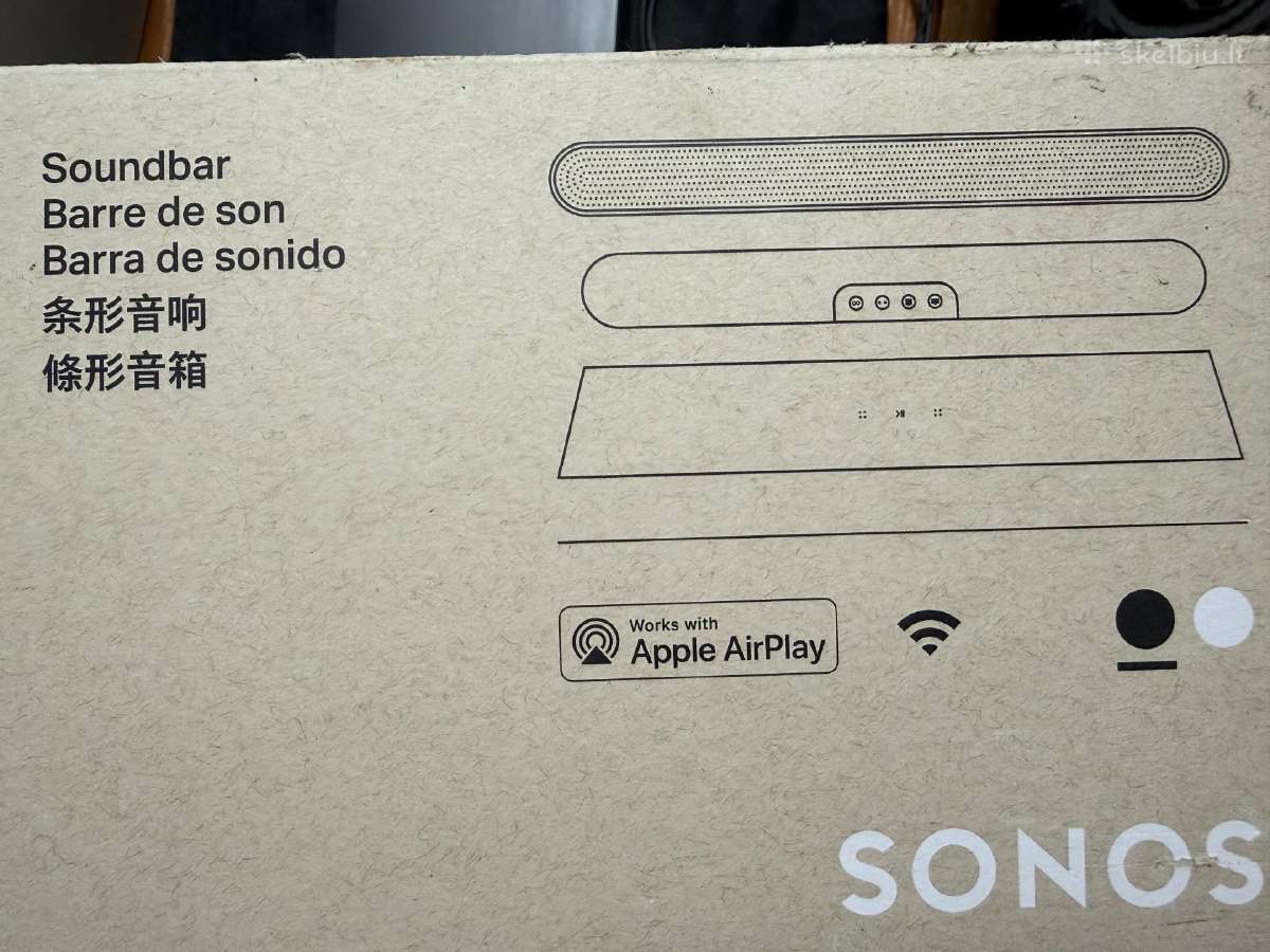 Parduodu Sonos Ray Soundbar - nuotraukos Nr. 4