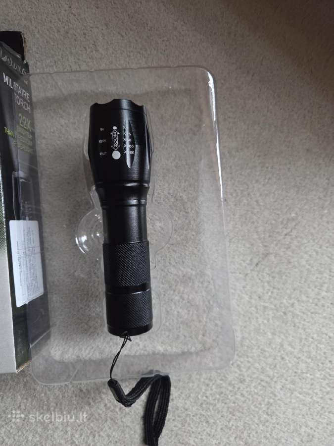 Taktinis LED prožektorius Deluxa Militaire Torch - nuotraukos Nr. 2