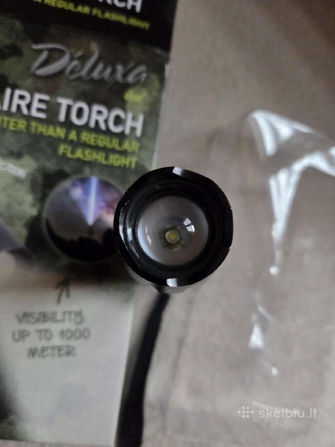 Taktinis LED prožektorius Deluxa Militaire Torch - nuotraukos Nr. 3