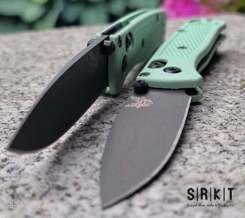 Peilis Benchmade 533gy-06 Mini Bugout Sea Foam - nuotraukos Nr. 7