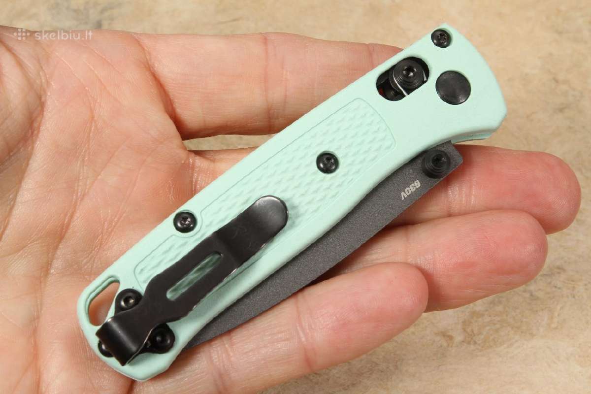Peilis Benchmade 533gy-06 Mini Bugout Sea Foam - nuotraukos Nr. 8