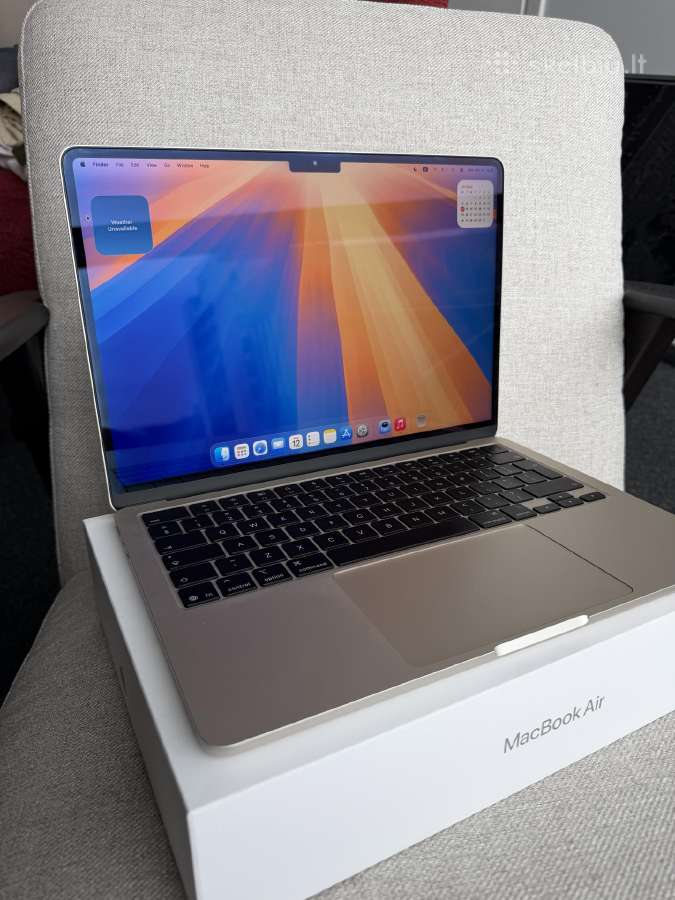 MacBook Air 13" M4 (2025), 256gb, Starlight - nuotraukos Nr. 3