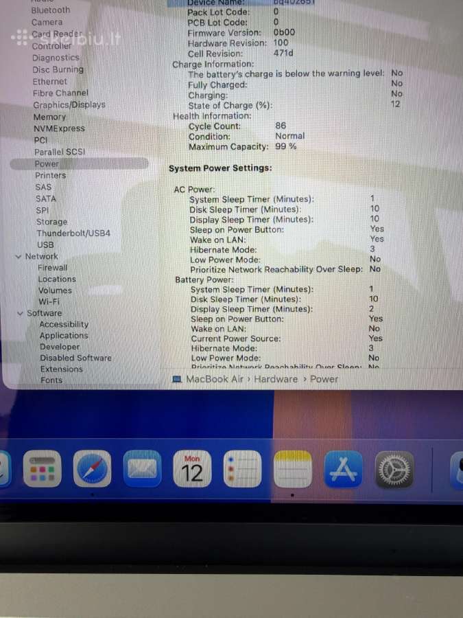 MacBook Air 13" M4 (2025), 256gb, Starlight - nuotraukos Nr. 10