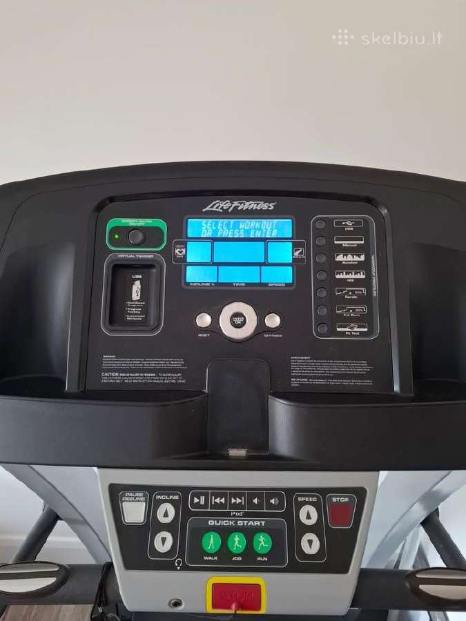 Bėgimo takelis Life Fitness F1 smart - nuotraukos Nr. 3