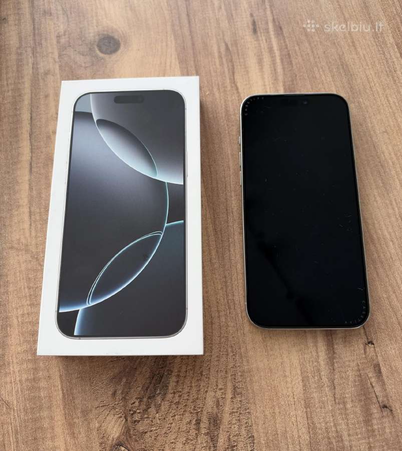 iPhone 16 Pro Max, White, 256gb - nuotraukos Nr. 2