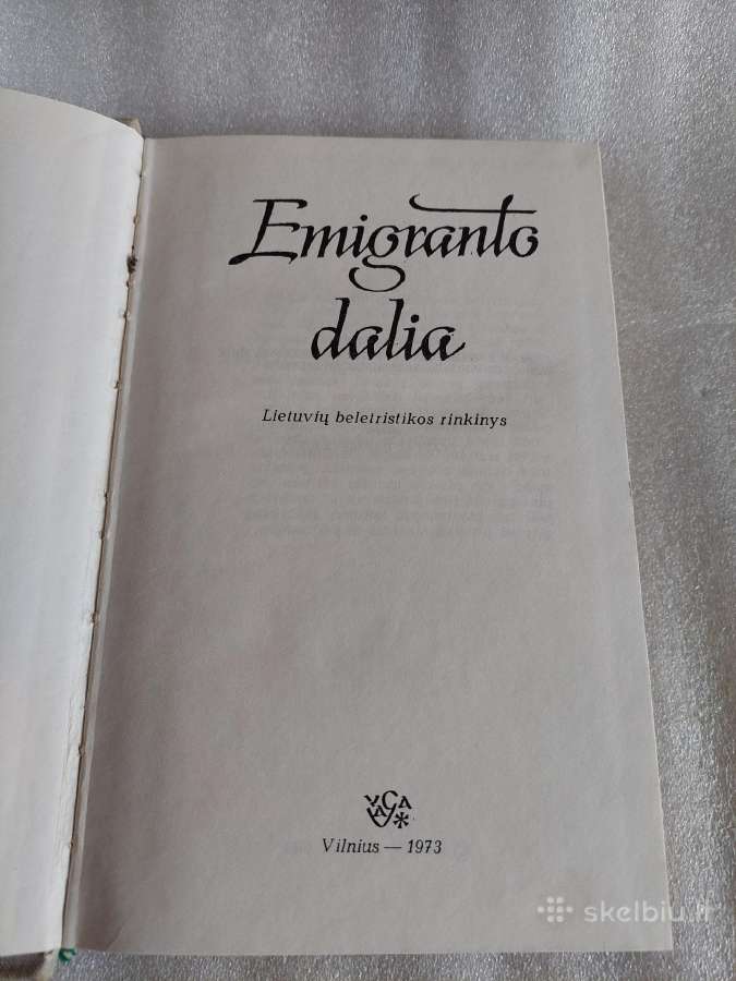 Emigranto dalia - nuotraukos Nr. 2