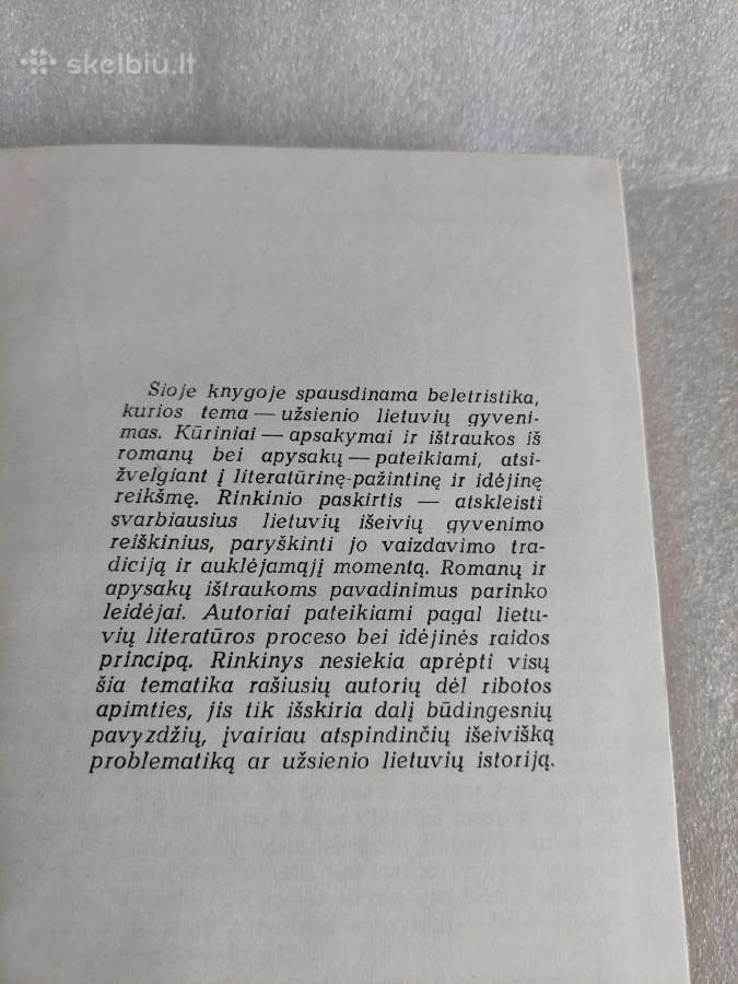 Emigranto dalia - nuotraukos Nr. 3