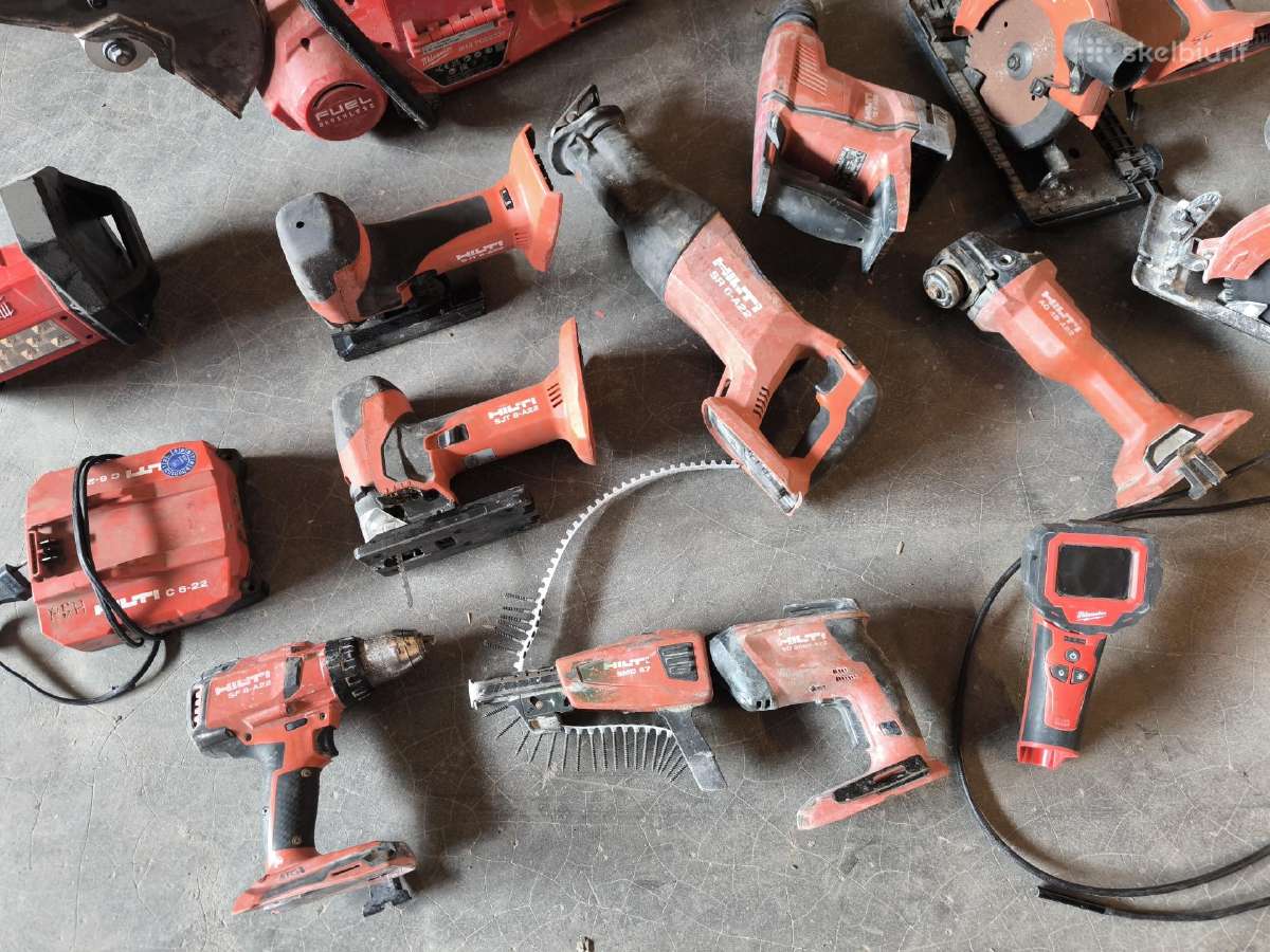 Milwaukee Hilti Festool irankiai - nuotraukos Nr. 3