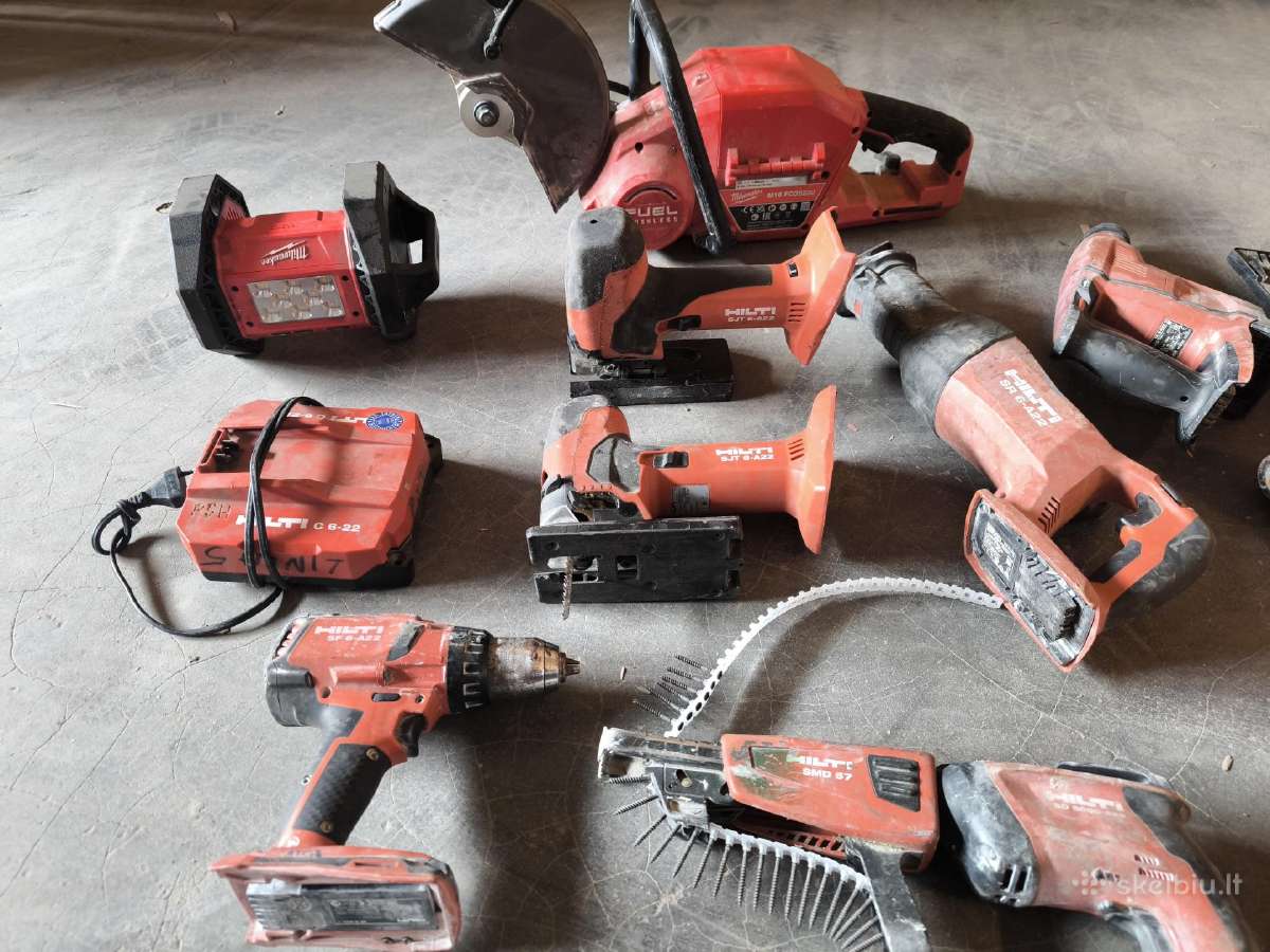 Milwaukee Hilti Festool irankiai - nuotraukos Nr. 6