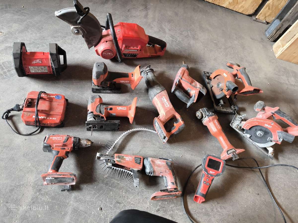 Milwaukee Hilti Festool irankiai - nuotraukos Nr. 9