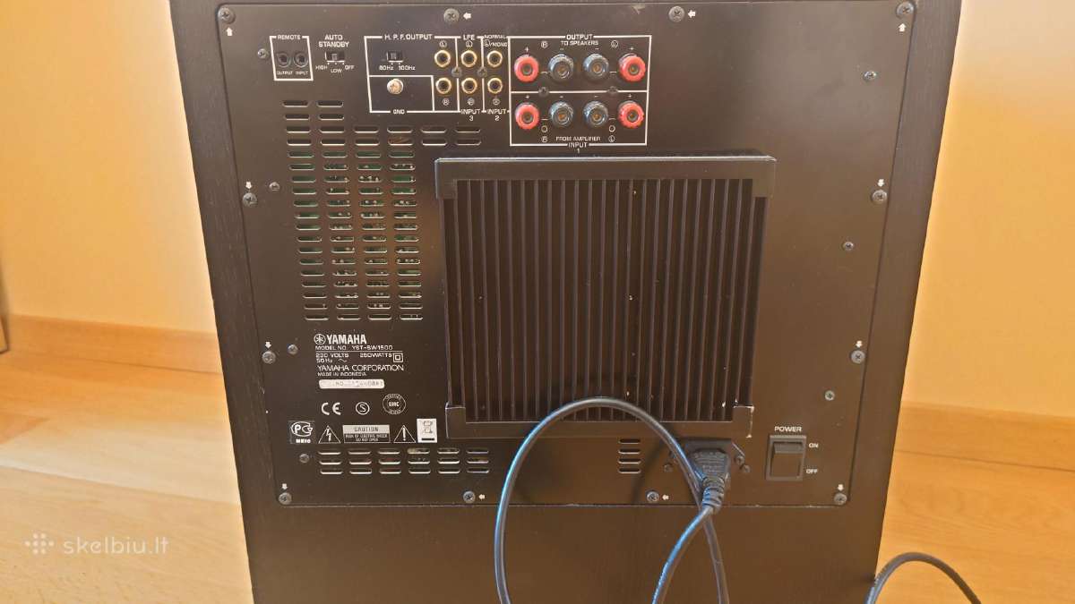 Yamaha Yst-sw1500 - nuotraukos Nr. 3