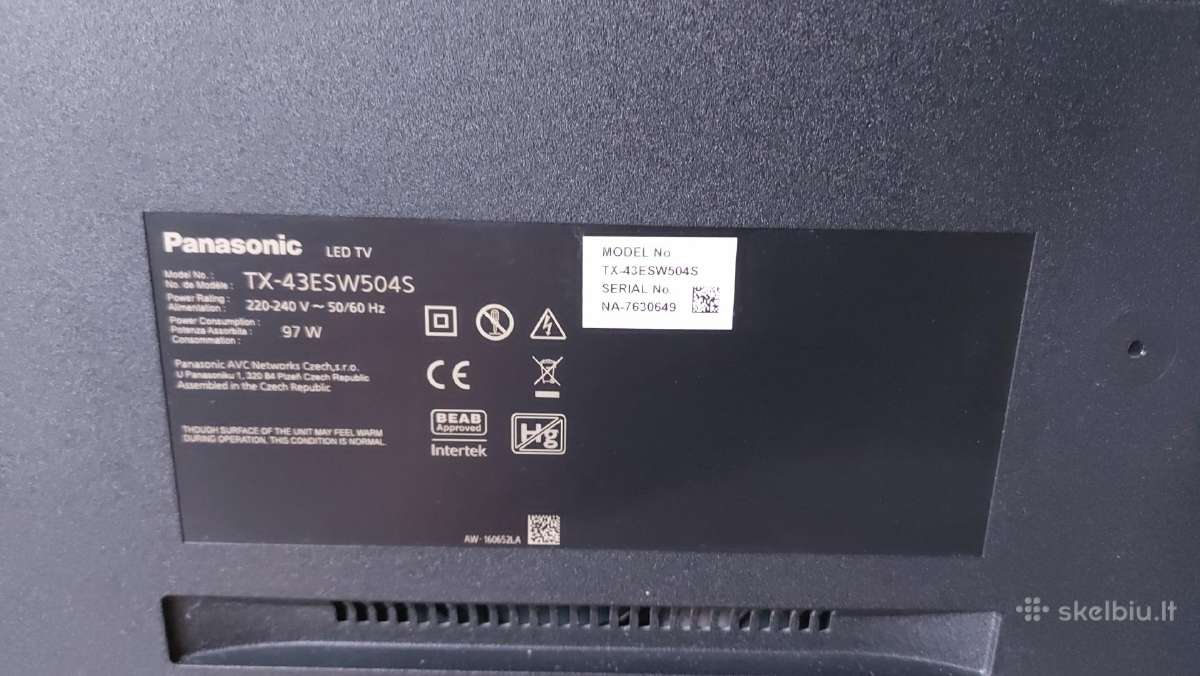 Smart LED televizorius Panasonic 43" - nuotraukos Nr. 11