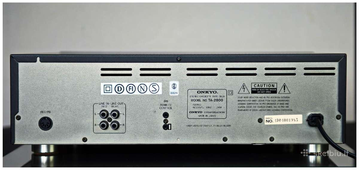 Onkyo Integra Ta-2800 Denon Drm-800a - nuotraukos Nr. 6