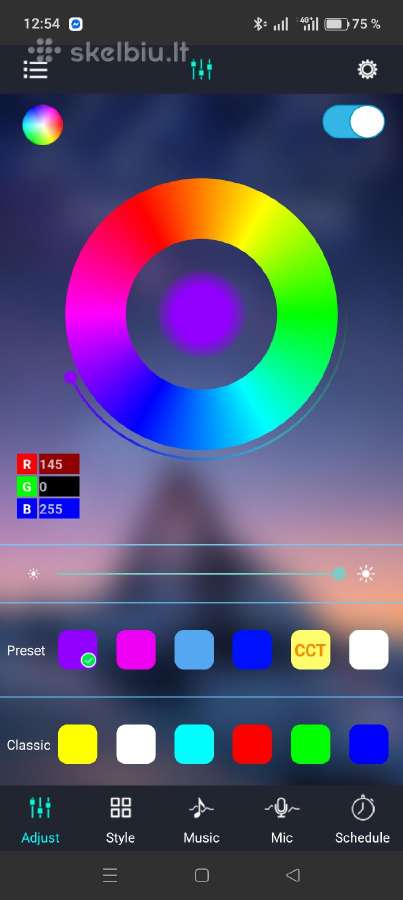 LED Rgb juosta 3m. - nuotraukos Nr. 2