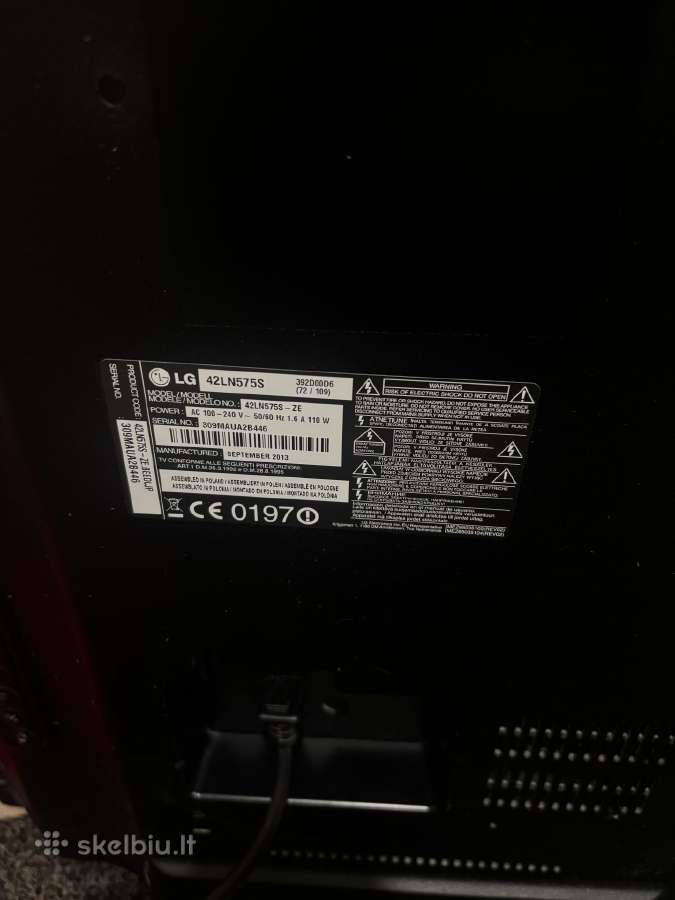 LG TV 42ln575s Smart TV - nuotraukos Nr. 3