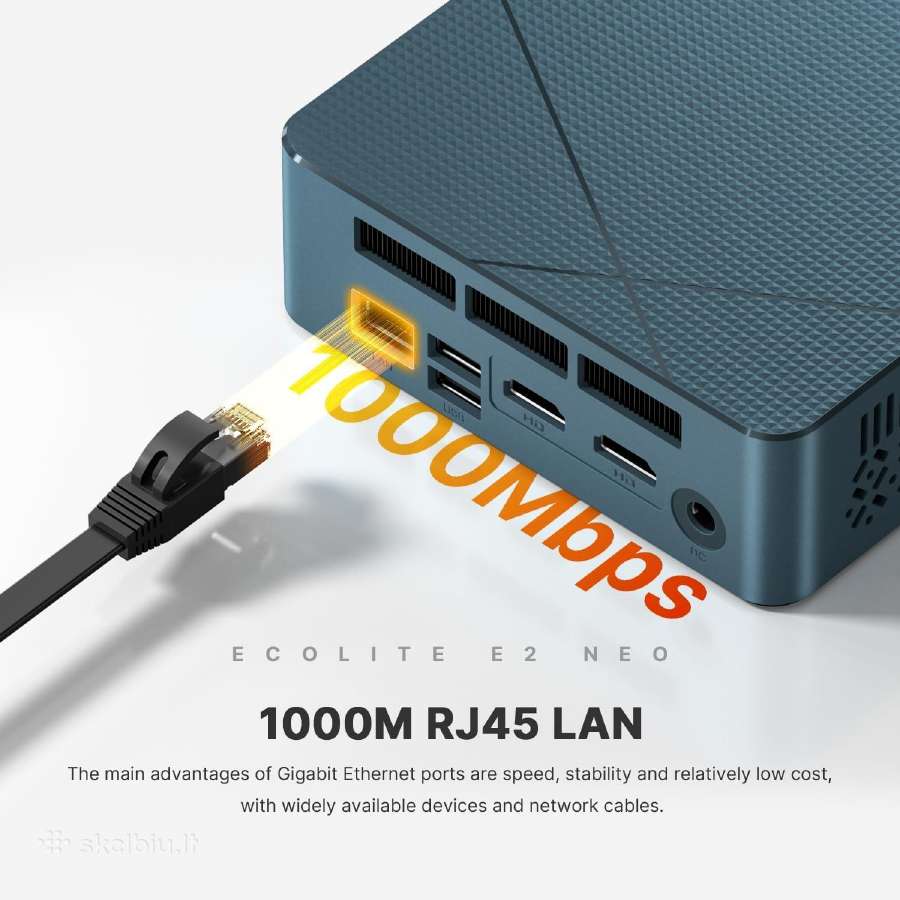 Mini Pc Ryzen 5 RAM 8/16gb Nvme 256gb Wi-fi win 11 - nuotraukos Nr. 3