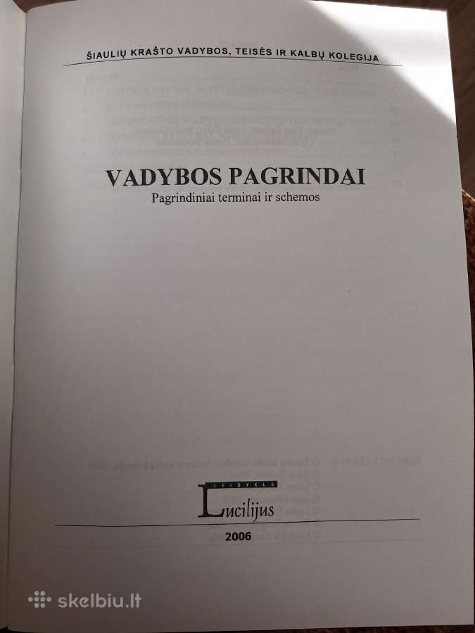 Vadybos pagrindai - nuotraukos Nr. 2