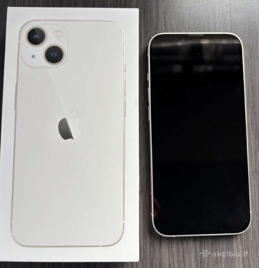 Apple iPhone 13, 128 GB, baltas - nuotraukos Nr. 3