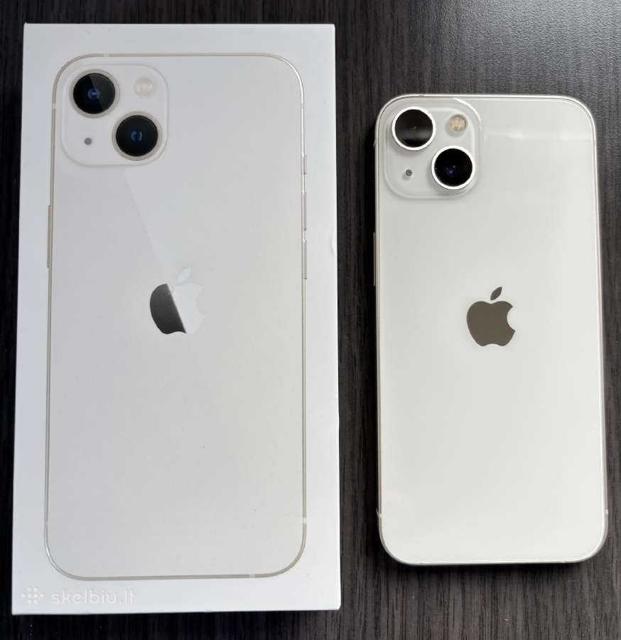 Apple iPhone 13, 128 GB, baltas - nuotraukos Nr. 2