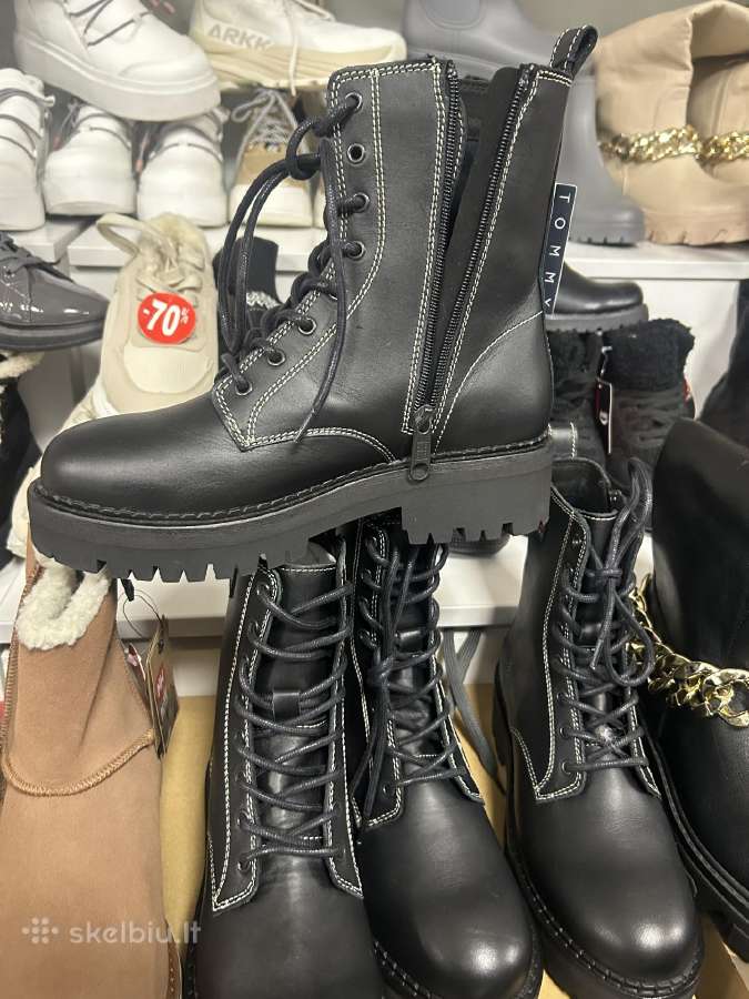 Tommy Jeans moteriški juodi aulinukai - nuotraukos Nr. 3