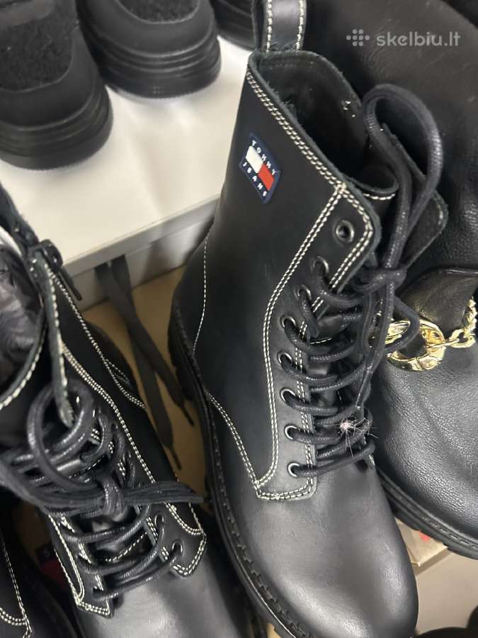 Tommy Jeans moteriški juodi aulinukai - nuotraukos Nr. 9