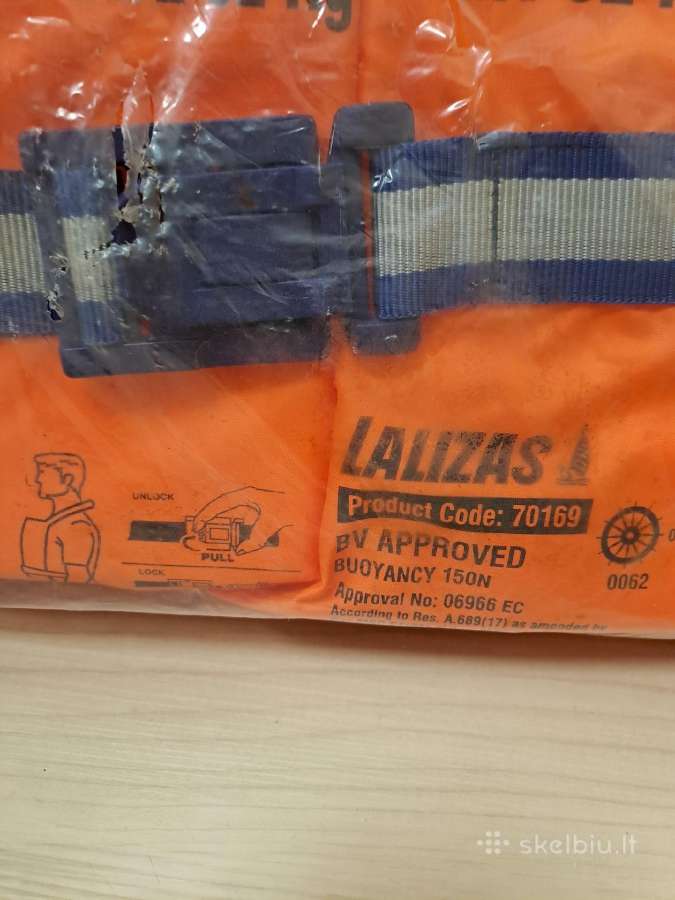 Lalizas solas suaugusio gelbejimosi liemene 150n - nuotraukos Nr. 3