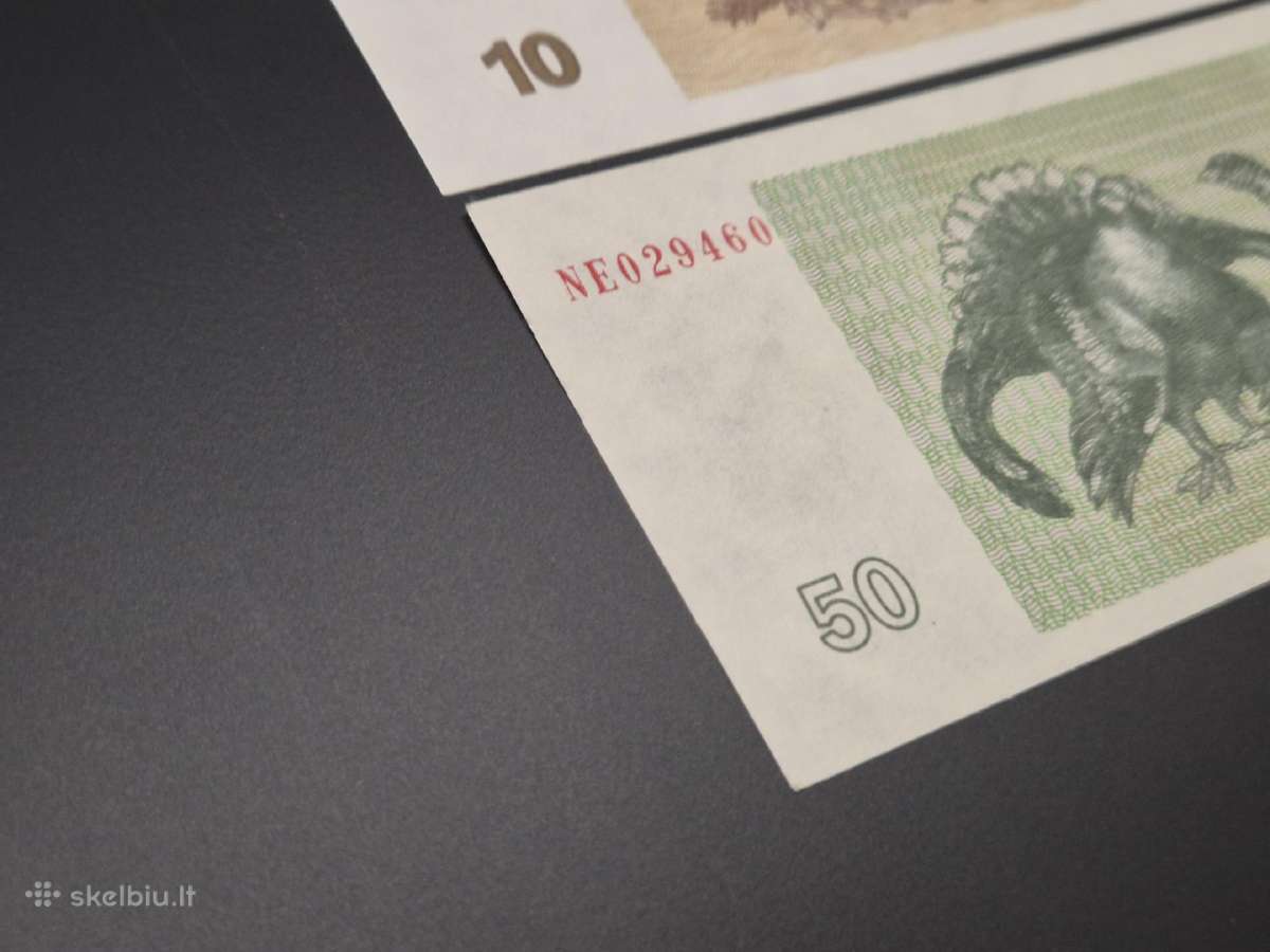 50 talonų 1992 m. (Tetervinai) Aunc - nuotraukos Nr. 5