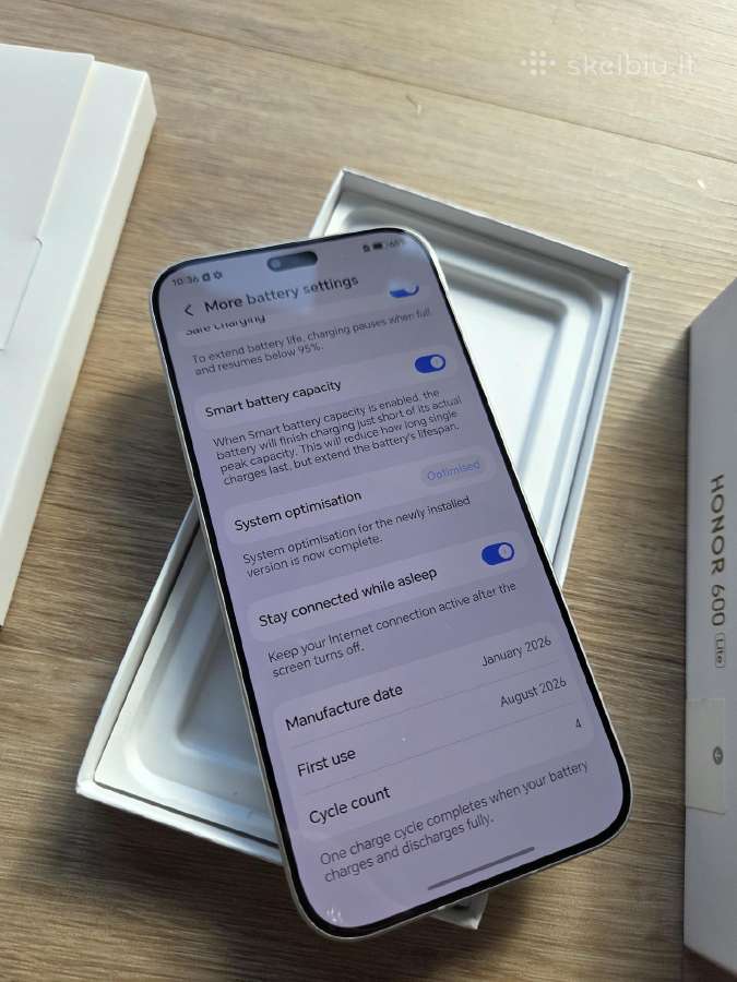 Honor 600 Lite 5G 8/256gb Telefonas - nuotraukos Nr. 4