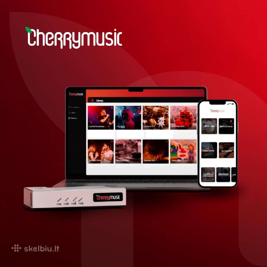 Komercinių patalpų garso įranga Cherry Music - nuotraukos Nr. 3