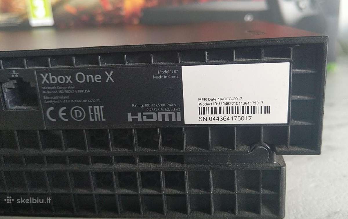 Xbox one x - nuotraukos Nr. 4