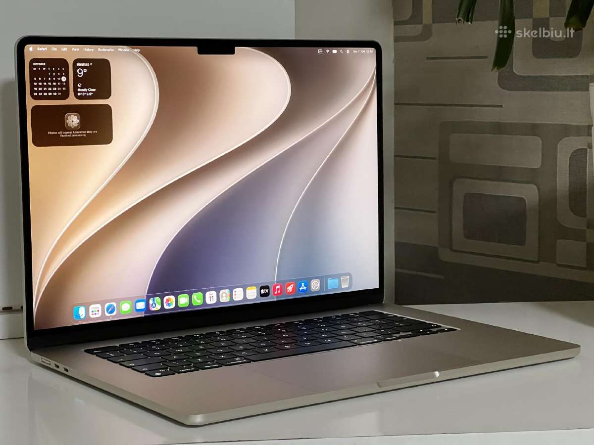 Parduodamas MacBook Air 15 su M2, Liquid Retina. - nuotraukos Nr. 2