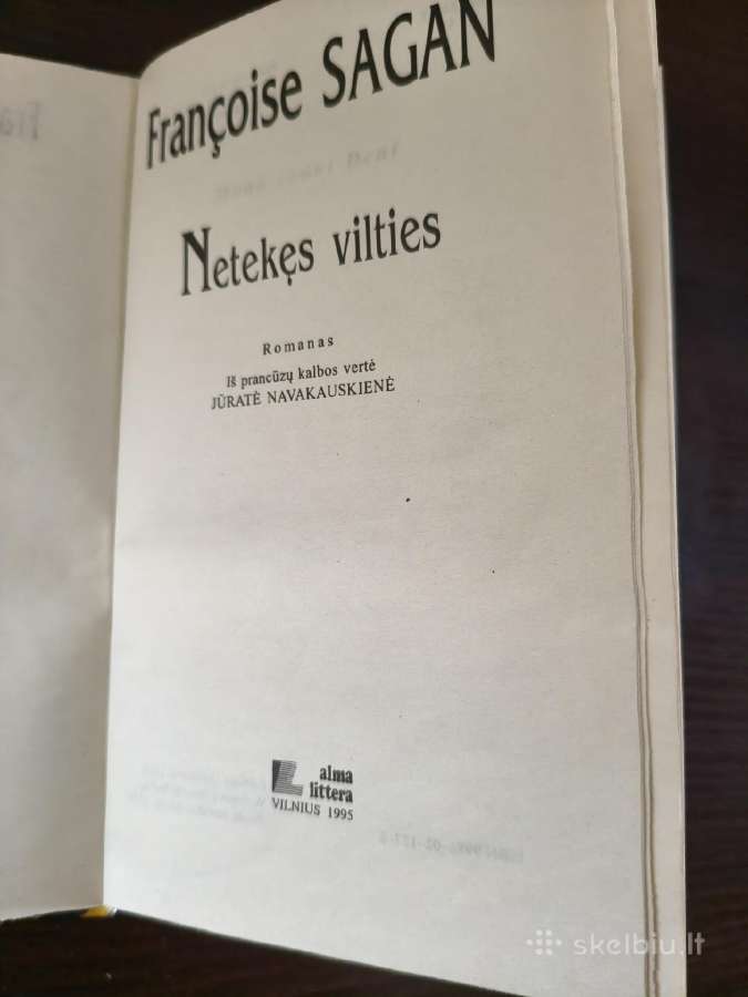 Francoise Sagan "Netekęs vilties" - nuotraukos Nr. 5