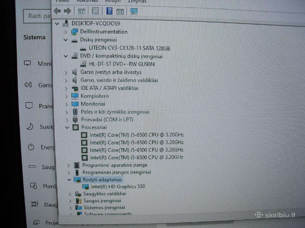Stacionaru kompiuteri Dell Optiplex 3040 - nuotraukos Nr. 5